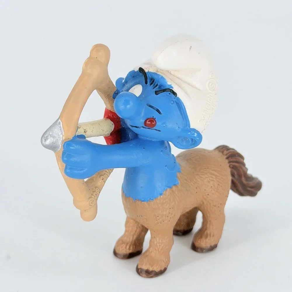 Schleich Peyo‎ Smurfs Figures Lot Sagittarius King Guitar Vintage